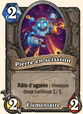 Pierre en scission - Hearthstone