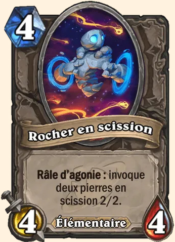 Rocher en scission - Hearthstone