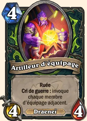 Artilleur d'équipage - Hearthstone