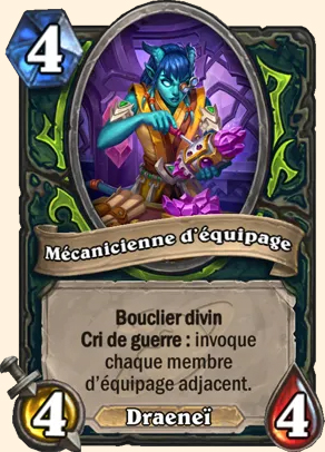 Mécanicienne d'équipage - Hearthstone