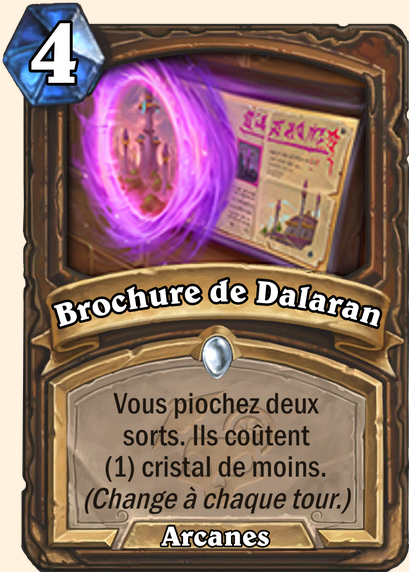 Brochure de Dalaran - Hearthstone