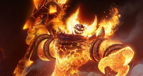 ragnaros, seigneur du feu : blizzard presente le modele heroique