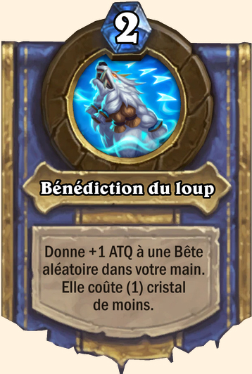 Bénédiction du loup (Chasseur) - Hearthstone