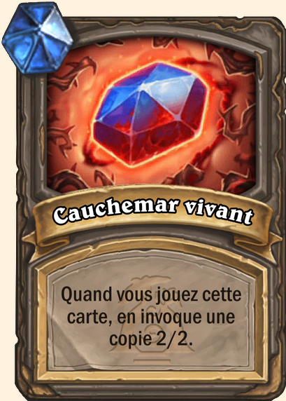 Cauchemar vivant (Sombre don) - Hearthstone