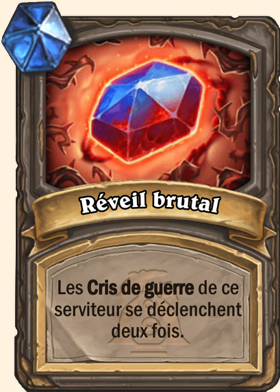 Réveil brutal (Sombre don) - Hearthstone