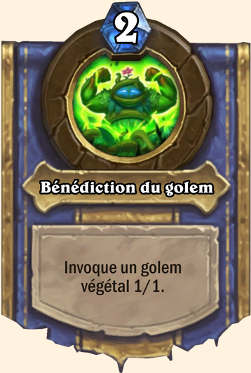 Bénédiction du golem - Hearthstone