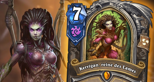 kerrigan, reine des lames : carte heros de la faction zerg