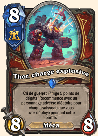 Thor, charge explosive - Hearthstone