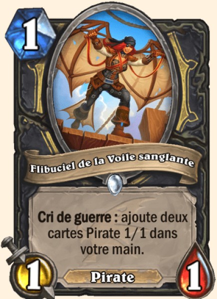 Flibuciel de la Voile sanglante carte Hearhstone