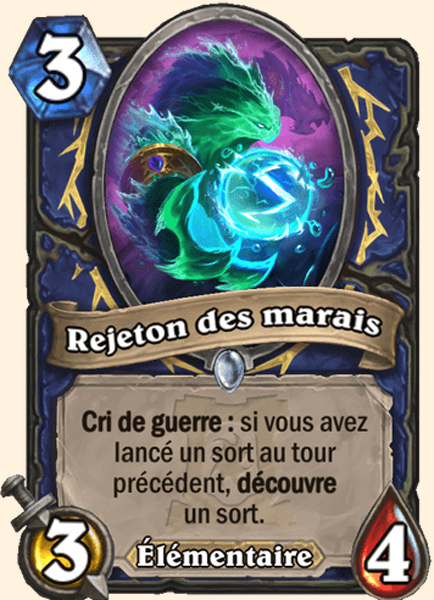 Rejeton des marais carte Hearhstone