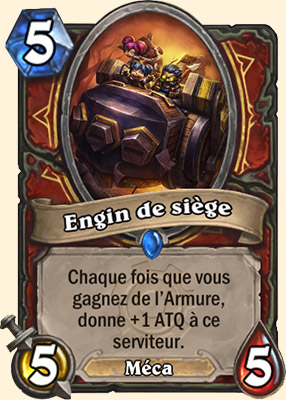 Engin de siege carte Hearhstone
