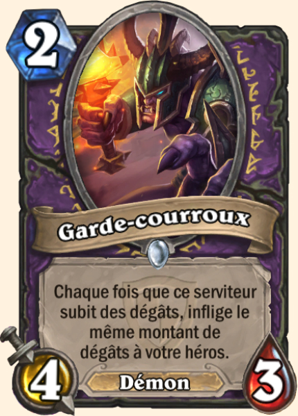 Garde-courroux carte Hearhstone